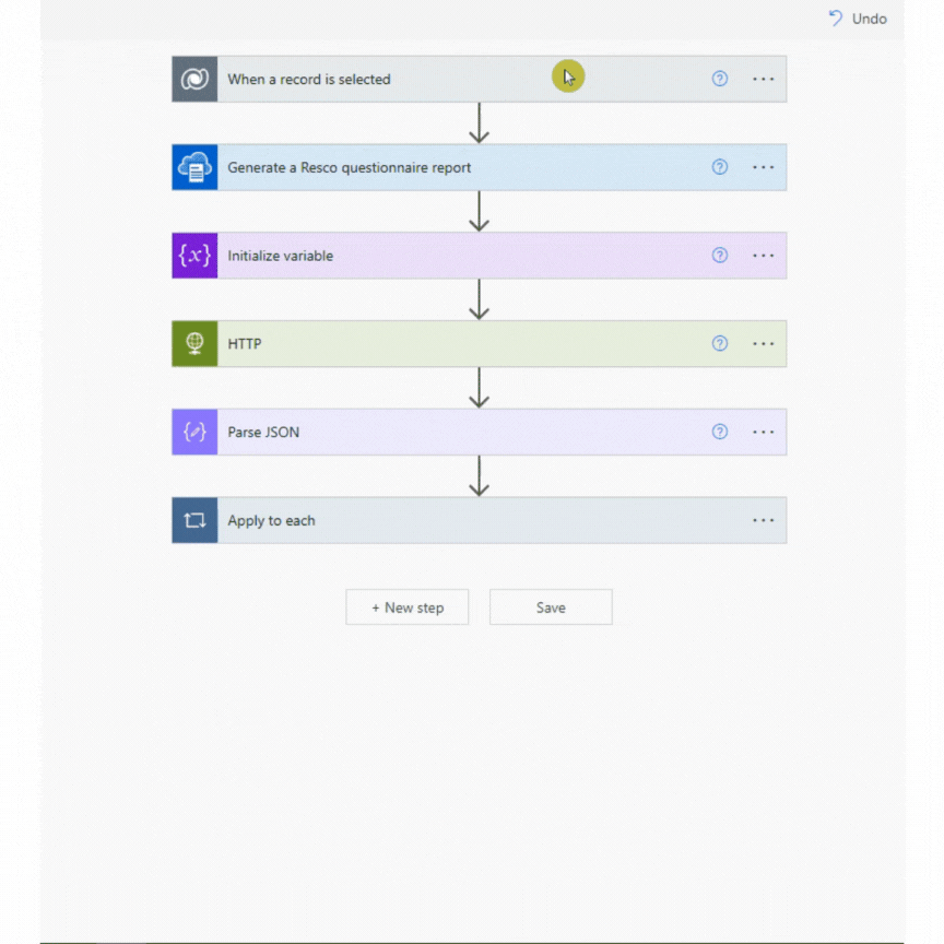 Defining a Power Automate flow
